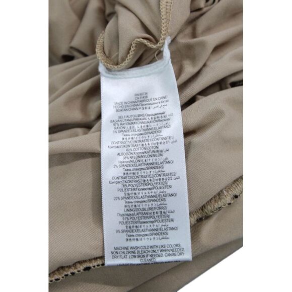 BCBG Max Azria Womens Mesh Layered Zipped Sheath Dress Black Size S - Picture 5 of 7